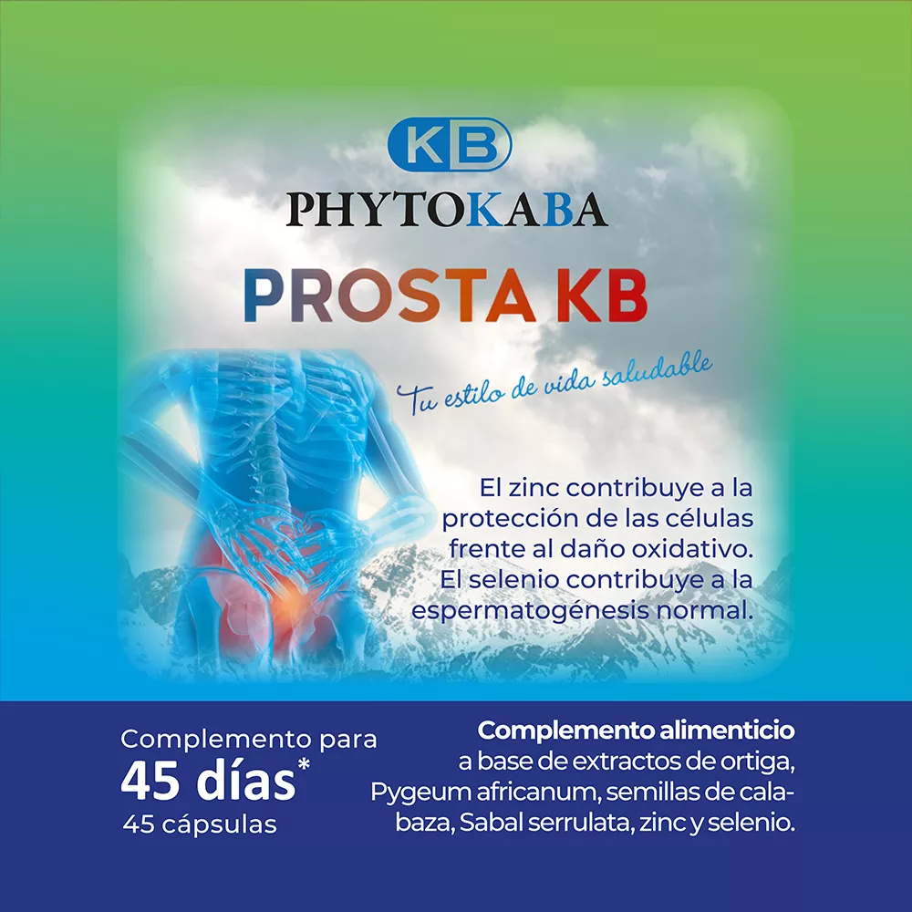 PROSTA KB 45 c&aacute;psulas a base de pygeum africano