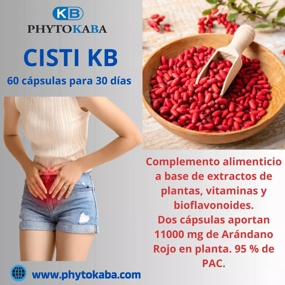 CISTI KB 60 c&aacute;psulas a base de ar&aacute;ndano y gayuba