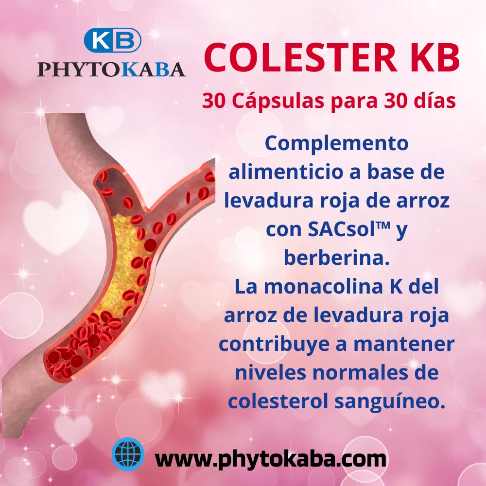 COLESTER KB 30 c&aacute;psulas con levadura de arroz rojo